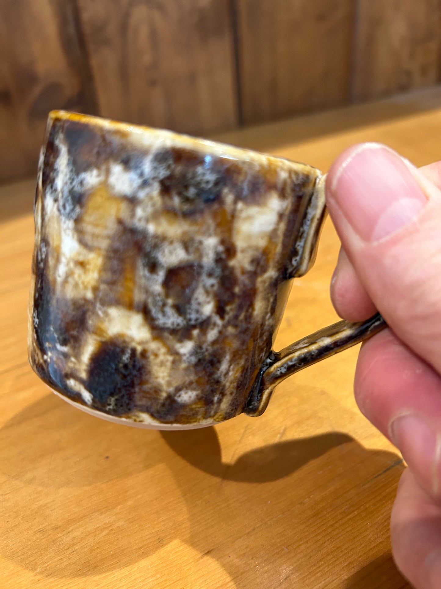 Espresso Cup - Mottled Brown