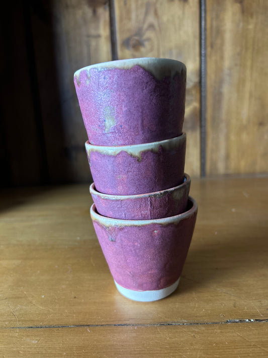 Small Beakers - Plum and Pink