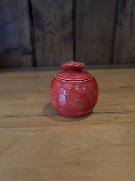 Lidded Jar - Red