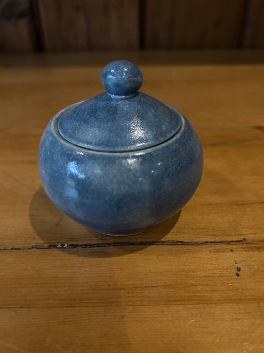 Lidded Trinket Jar - Blue